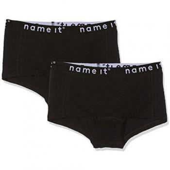 NAME IT Nkfhipster 2P We Solid Noos Braguita, Negro