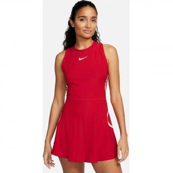 Vestido de mujer NikeCourt Slam en color rojo con tecnología Dri-Fit