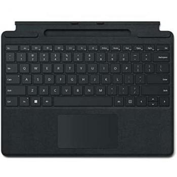 Microsoft Surface Pro Signature Type Cover - Teclado con funda, Compatible con Surface Pro 8/Pro X, Color Negro, Layout Español QWERTY