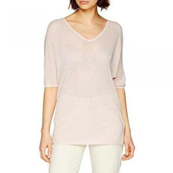 Naf Naf Kenu21 Camiseta de Manga Larga, Beige
