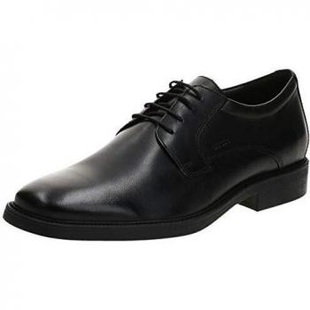 Geox Brandolf Men's Black Leather Dress Shoes