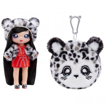 Muñeca Na! Na! Na! Surprise 2-en-1 Serie Acogedora - Leopardo de las Nieves