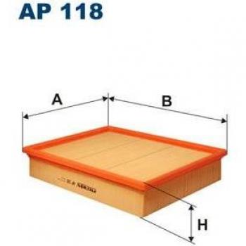 Filtro de aire FILTRON AP 118 - Tipo: Filtro de aire; Compatibilidad: Vehículos específicos; Material: Papel filtrante; Dimensiones: Estándar para modelos compatibles; Eficiencia: Alta capacidad de filtración;