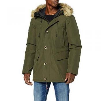 Superdry Rookie Down Parka Chaqueta, Verde