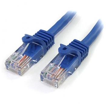 StarTech.com 6 ft Cat5e Ethernet Cable, Patch Cable, Snagless Cat5e Cable, Short Network Cable, Ethernet Cord, Cat 5e Cable, Blue