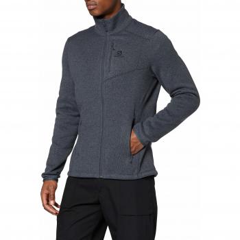 SALOMON Bise FZ M Chaqueta Deportiva, Poliéster, Hombre, Gris