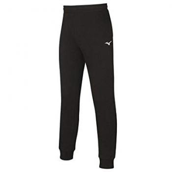 Mizuno Team Sweat Pantalón Deporte Hombre - Pantalón deportivo negro para hombre, talla S, fabricado con material transpirable y cómodo, ideal para actividades deportivas y entrenamiento