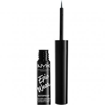 Eyeliner líquido waterproof Epic Wear de NYX Professional Makeup - Maquillaje de ojos, color Stone Fox