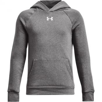 Under Armour Rival Fleece Kids Hoodie - Unisex, Dark Gray