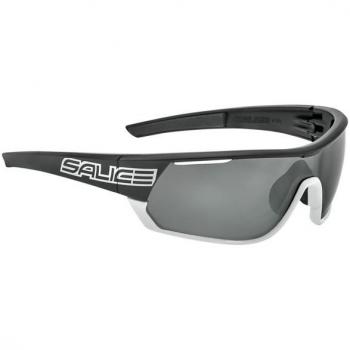 Salice 016 RWX Men's Sunglasses Black-White with Translucent Lenses