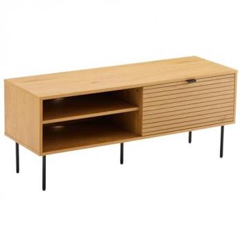 Soporte de TV Happy Garden 120 cm STINNA con 2 Salidas de Cable para Organización Multimedia
