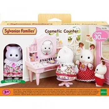 Sylvanian Families- Cosmetic Counter Mini muñecas y Accesorios, Multicolor