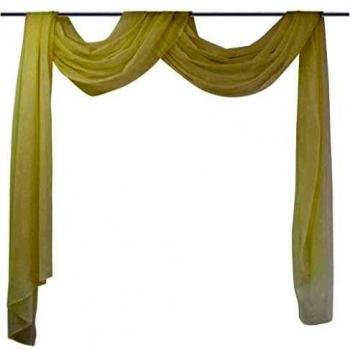 vidaXL Cortina de gasa transparente, 140 x 600 cm, Crema decoración hogar casa
