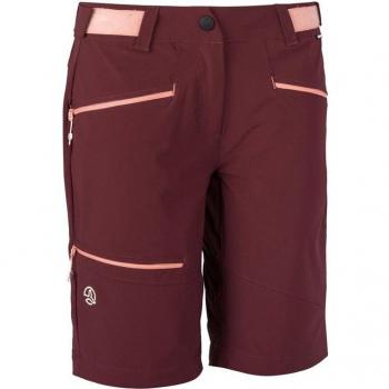 Pantalones Cortos de Trekking Ternua Rotar para Mujer - Granate, Talla M