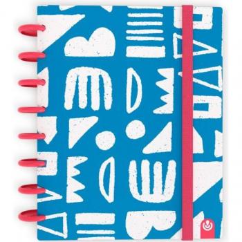 Cuaderno Ingeniox Edición Limitada A5 Cuadrícula Azul con Archivo y 100 Hojas