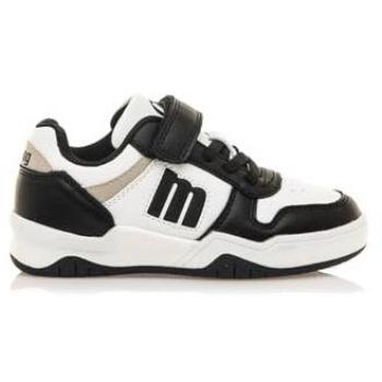 Zapatillas Deportivas MTNG Pope Negras para Niños con Cierre de Cordones y Puntera Redonda
