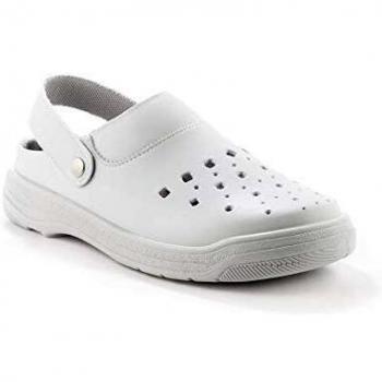 Codeor, MyCodeor Zueco Nizza Perforado, Talla 38, Blanco, Unisex