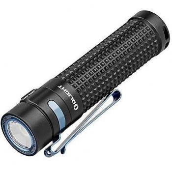 OLIGHT S2R Baton II 1150 Lúmenes LED Linterna Pontente Recargable, Lámpara de Mano con Botón Lateral Ajustable de Varias Velocidades, Alcance de 135 Metros y Cable de Carga MCC 1A