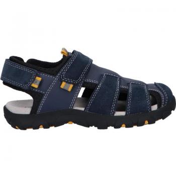 Sandalias Geox Strada J1524B Navy para Niño - Piel Transpirable - Cierres de Velcro