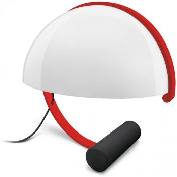 Lámpara de mesa LED Stilnovo Meta con bombilla E27 dorada