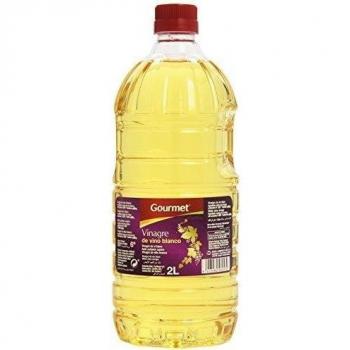 Gourmet - Vinagre de Vino Blanco con 6° Acidez - 2 Litros