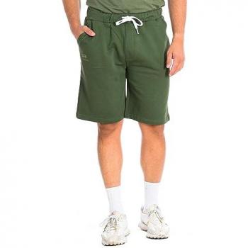 Pantalón Corto Deportivo para Hombre TMB003-FP221 - Algodón Verde, Talla Pequeña