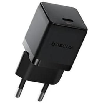 Cargador de pared Baseus Palm 20W Tipo-C Carga Rápida Negro