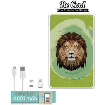 Becool® - Batería Externa Power Bank 4000 mah + Gratis 1 cable USB-MicroUsb