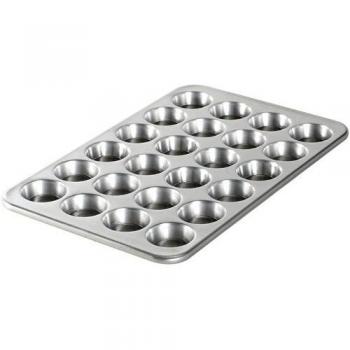 NordicWare Naturals pequeña Placa Mini Magdalenas, bizcochos-Plata