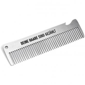 pechkeks No peine de tu pelo son gezählt de para verdadera Hombres con abrebotellas integrado de metal 14,5 x 3,8 cm)