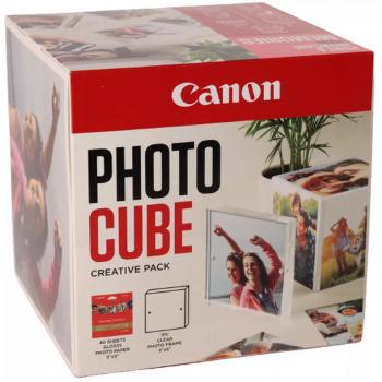 Canon ZINK Photo Paper Pack (20 Sheets) + Canon Rose Gold Circle Sticker Set