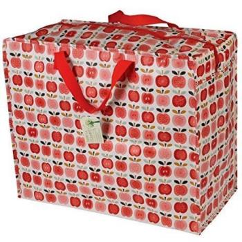 Vintage Apple Jumbo Storage Bag - Large, Durable, Recycled Material