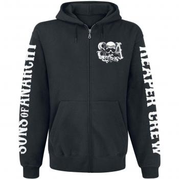 Sons Of Anarchy Reaper Crew Sudadera capucha con cremallera Negro M
