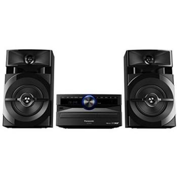 Sistema Mini Hi-Fi Panasonic SC-UX102E-K, 300 W, Bluetooth, DAB/DAB+, CD/MP3, USB, RDS, Negro