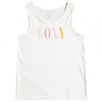 Camiseta de manga corta Roxy There Is Life para chicas, color blanco, talla infantil 14