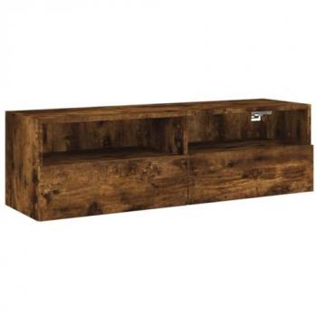 Mueble TV Multimedia Estante Buffet Roble Ahumado 100 x 30 x 30 cm