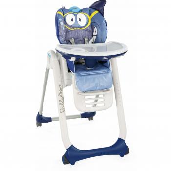 Chicco Polly 2 Star - Trona/hamaca divertida y compacta 4 ruedas, de 0 a 3 años, diseño tiburón