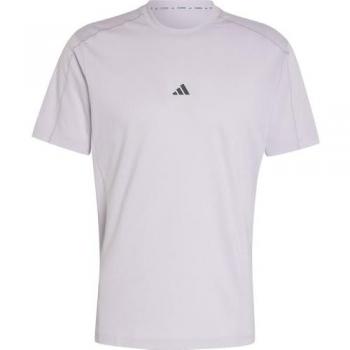 Camiseta de fitness adidas yoga hombre amarillo, corta de manga, color blanco y rosa, talla M