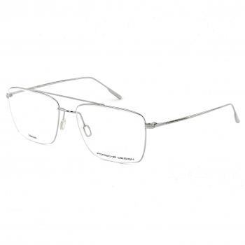 Gafas de Vista Porsche Design P8381-C-57 para Hombre, Montura Plateada, 57mm