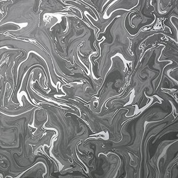 Charcoal Grey Metallic Marble Matte Non-Pasted Wallpaper