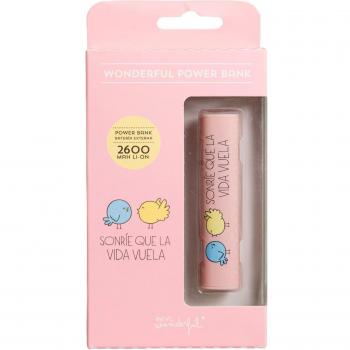 Mr. Wonderful WOA02668 - Batería externa de 2600 mAh