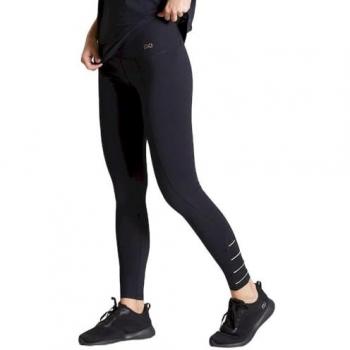 Leggings Ditchil Bright Push Up Negro para mujer, modelo LG6045-900, ideales para running, fitness y yoga, talla L