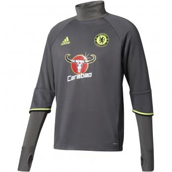 adidas Cfc Trg Top Sudadera Chelsea Fc, Hombre, Gris
