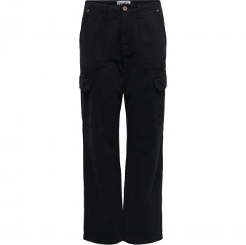 Only Women's High Waist Cargo Trousers Malfy Black M/32