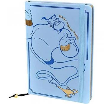 Disney Aladdin (Write Wishes Here) - Cuaderno (A5, color azul/negro/blanco