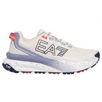 EA7 Emporio Armani Distance Crusher Sneakers - Beige and White Mesh, Men's Size 40 EU / UK 6.5 / US 7
