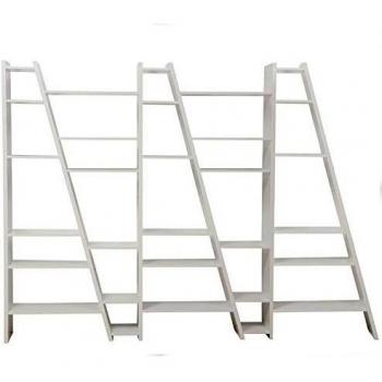 temahome Estantería biombos con schrägem estructura Delta 005, blanco, 263 cm