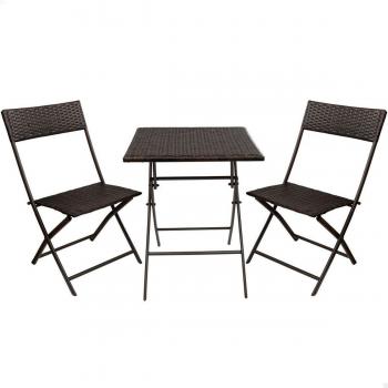 Conjunto mesa y sillas jardín 2 personas