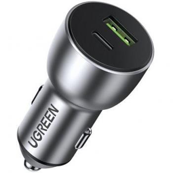 Cargador de Auto UGREEN Doble Puerto 42.5W QC/PD 3.0 USB-C y USB