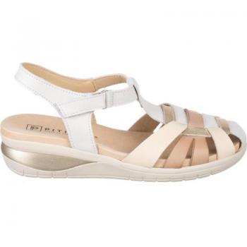 Sandalias Planas PITILLOS 2802 CUA Mujer Hielo Blanco
